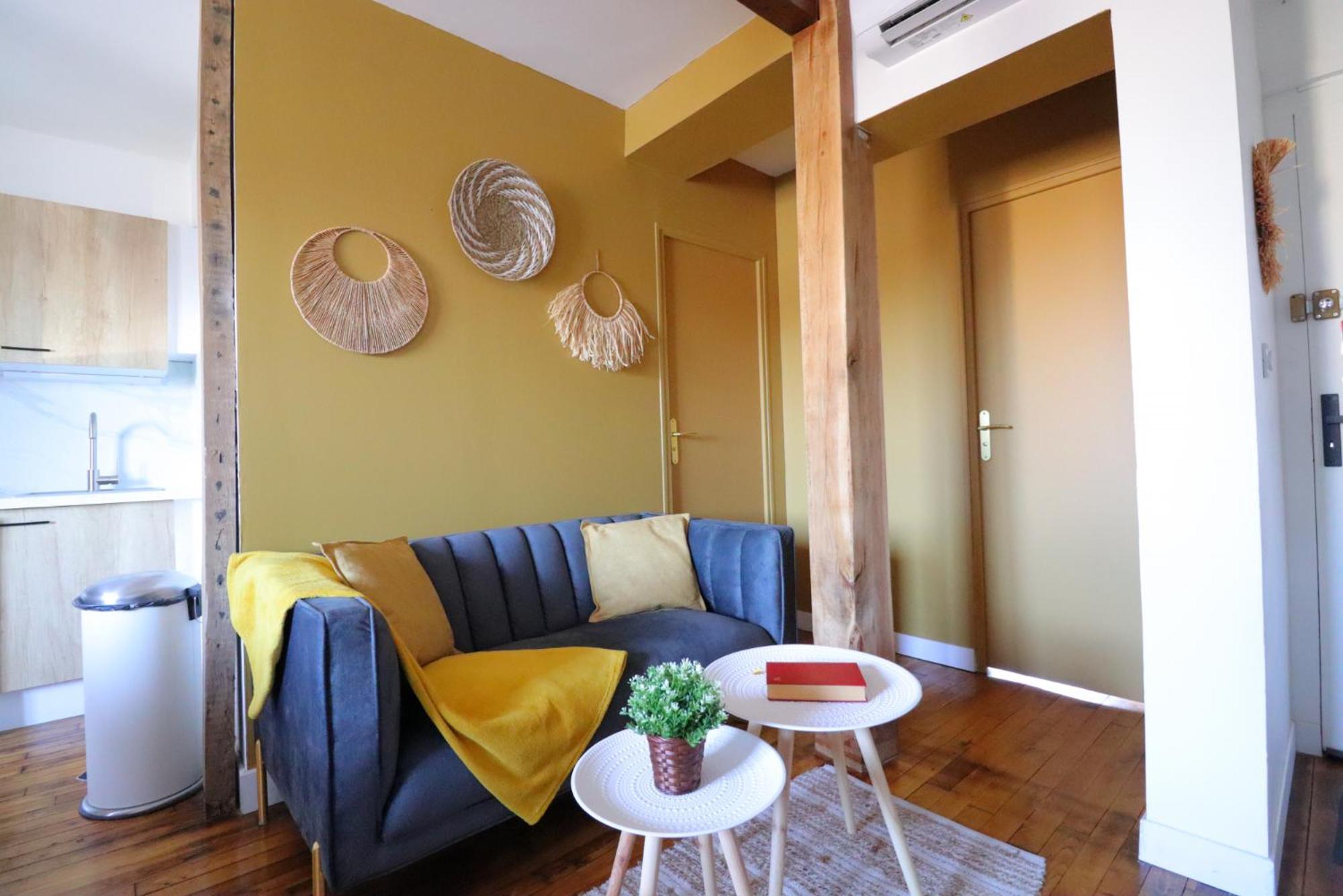 Le Boho - Charmant T3 Avec Climatisation Et Fibre Bergerac Ruang foto
