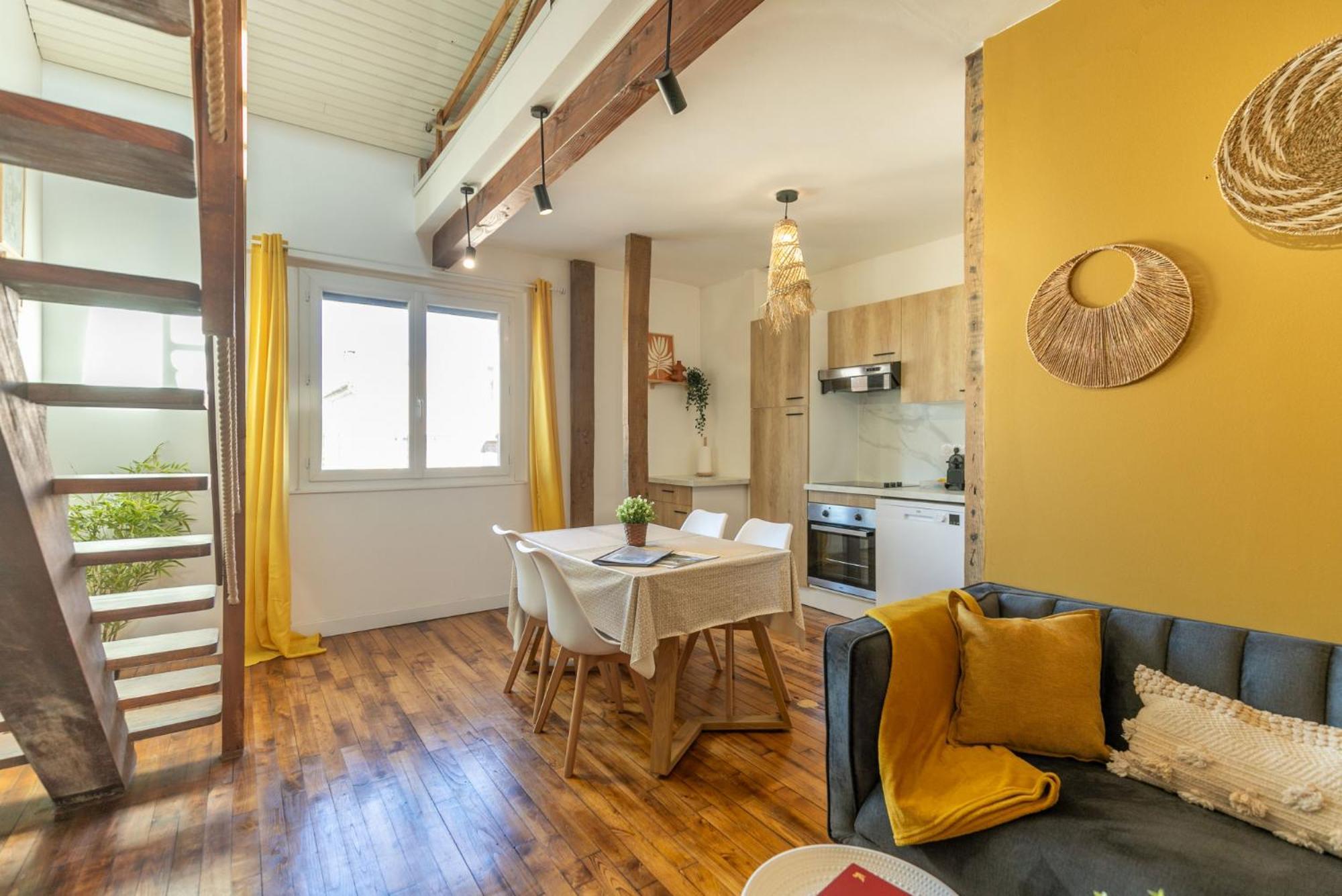 Le Boho - Charmant T3 Avec Climatisation Et Fibre Bergerac Bagian luar foto