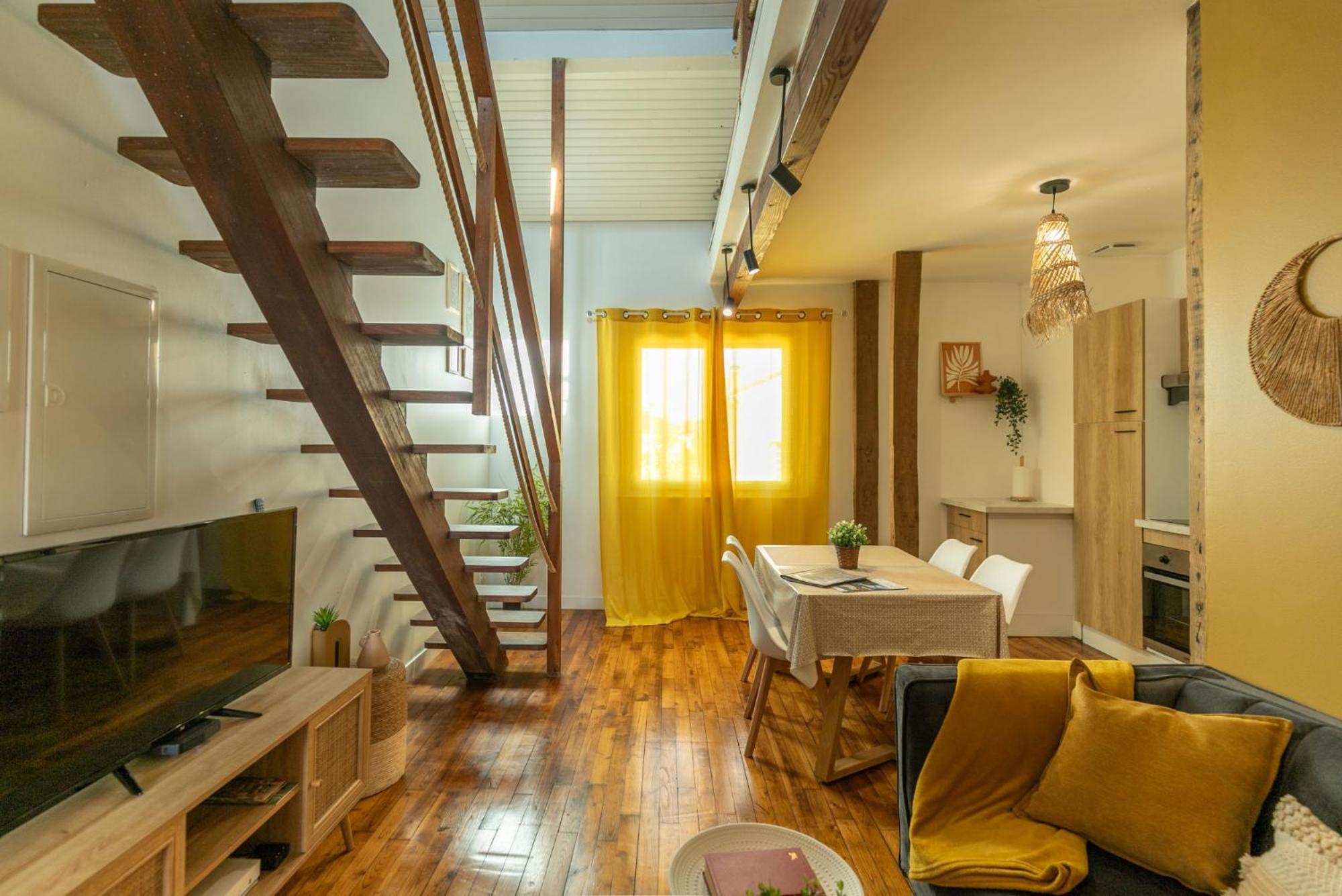 Le Boho - Charmant T3 Avec Climatisation Et Fibre Bergerac Bagian luar foto
